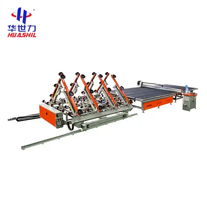 Float glass cutting machine